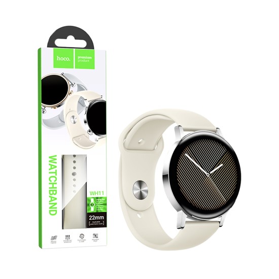 Bracelete de Silicone Hoco WH11 Flexible Classic Series iWatch (22mm) Cor da Estrela Bracelete de Silicone Hoco WH11 Flexible Classic Series iWatch (22mm) Cor da Estrela